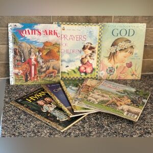 The Little Golden Book Collection- Vintage- religious themed, set of 8